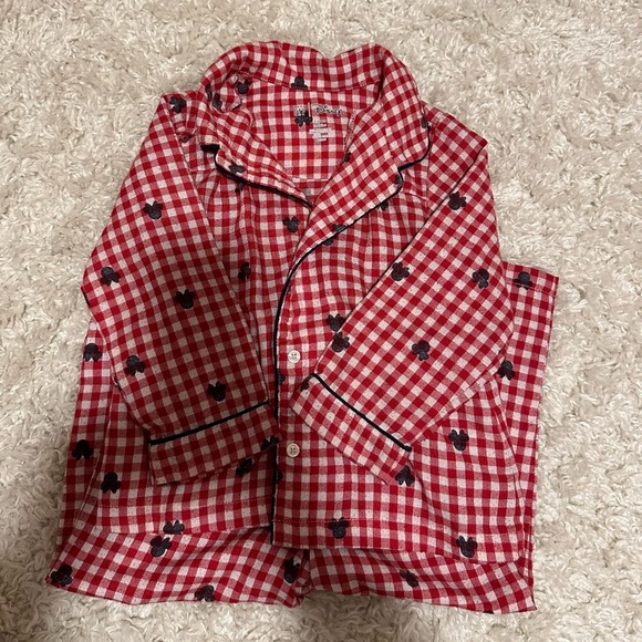 Disney Baby Gap Minnie Gingham PJs 3 years Toddler - Picture 1 of 5